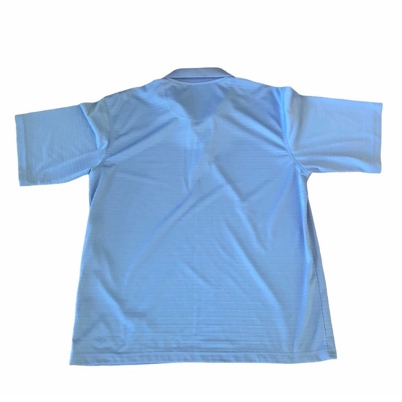 Pebble Beach athletic short sleeve blue performance golf polo shirt size large - Picture 5 of 7
